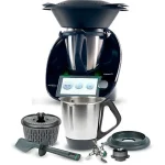 Robot de cocina - THERMOMIX TM6 Lisa, 1,000 W, Negro