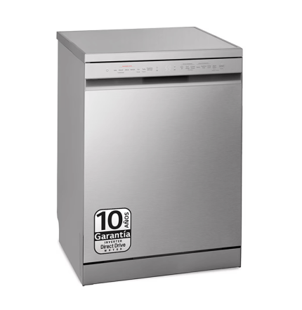 Lavavajillas LG 14 servicios, 60 cm - DF243FVS Inox