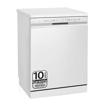 Lavavajillas LG 14 servicios, 60 cm - DF243FW Blanco
