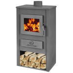 Estufa Leña EIDER Acero Bionda 7,11 kW